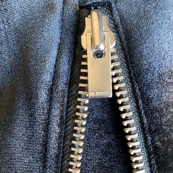 New The Kooples Velvet Lace Up Biker Jacket chrome hearts allsaints zara leather - Picture 14 of 16